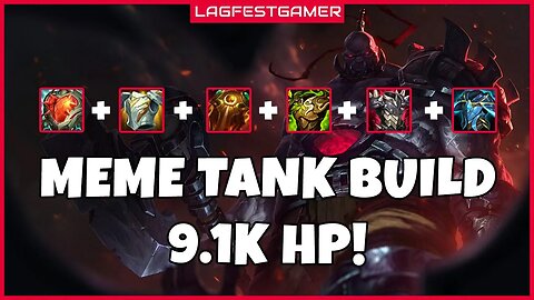 9.1k HP Meme Build - Sion League of Legends ARAM Gameplay