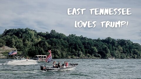 Trump Boat Parade at Fort Loudon Lake, East Tennessee