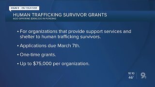 $300,000 in community grants to go to survivors of human trafficking