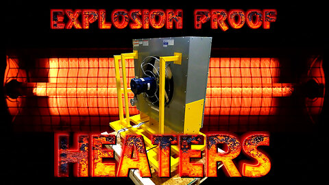 Explosion Proof Horizontal Fan Forced Steam Heater, 258k BTU, 120V