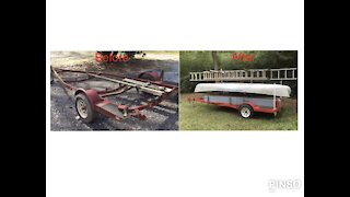 Boat trailer transformation