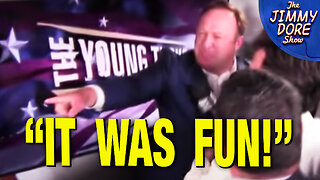 Jimmy Dore & Alex Jones Recall INFAMOUS Spitting Incident!