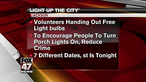 Free lightbulbs to be handed out in Jackson help make neighborhoods safer