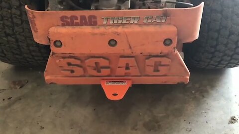 Scag Tiger Cat Tow Hitch Installation