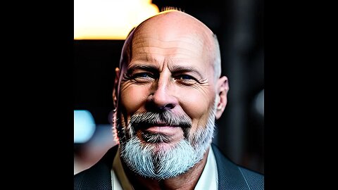 Bruce Willis with a beard #brucewillis #action #wonderapp