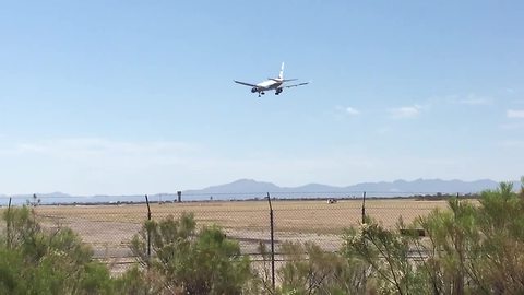 FLOTUS lands at Davis Monthan Air Force Base