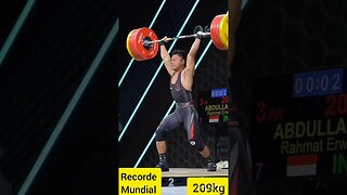 RECORDE MUNDIAL de 209kg no Arremesso de Rahman Erwin Abdullah (81kg)