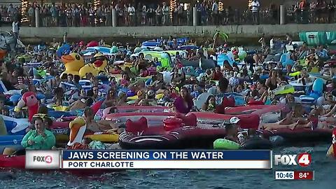 Thousands watch 'Jaws' from Charlotte Harbor
