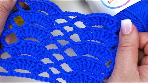 How to crochet shell stitch for blanket or for scarf