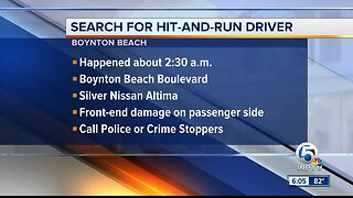 Boynton Beach police searching for hit-and-run driver