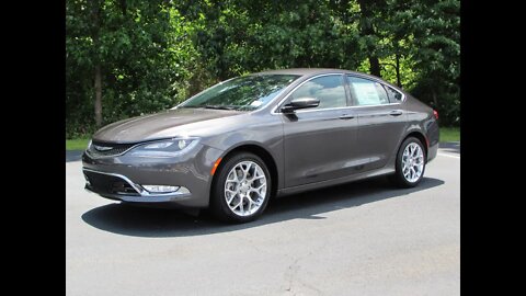 2015 Chrysler 200C AWD V6 Start Up, Exhaust, and In Depth Review