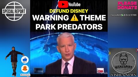 Defund Disney ⚠ Theme Park Predators... #VishusTv 📺