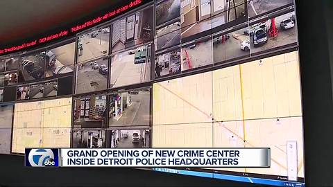 Detroit Police open new Real Time Crime Center