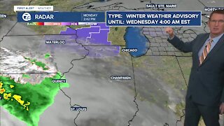 Rain/snow Tuesday