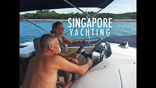 I Am Driving A $4 Million Dollar Yacht! (Singapore)