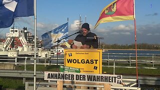 Wolgast - Stefan - Eröffnung und Verlesung der Auflagen zur Versammlung 25-04-2023