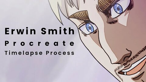 Erwin Smith Fanart - Procreate - Timelapse Process