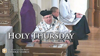Fr. John Zuhlsdorf's Sermon for Holy Thursday, April 1, 2021 (TLM)