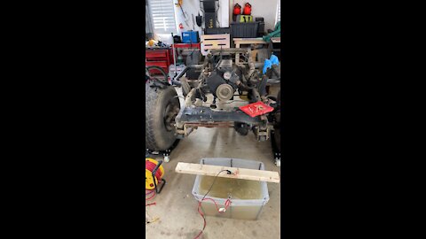 Jeep CJ-7 Rebuild: Electrolysis Rust Removal