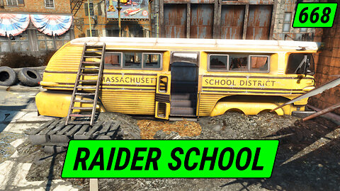 Boston Raider Technical School | Fallout 4 Unmarked | Ep. 668