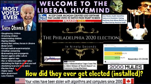 Video 2 - That Will Silence Any Doubters on Whether the 2020 Election Was Manufactured and Stolen