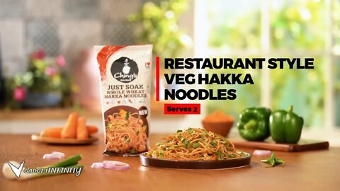 Restaurant Style Veg Hakka Noodles | Ching’s Secret | Ching's Just Soak Whole Wheat Hakka Noodles