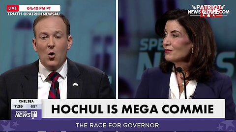 REPLAY: NY Gubernatorial Debate, Lee Zeldin and Kathy Hochul