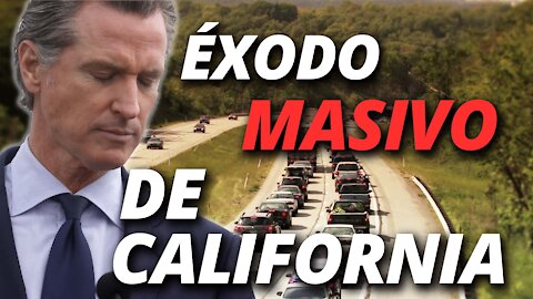 Aproximadamente 140,000 personas más salieron de California en 2020, hacia Texas y Florida