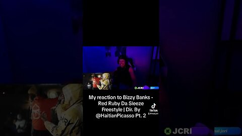 My reaction to Bizzy Banks - Red Ruby Da Sleeze Freestyle | Dir. By @HaitianPicasso #shorts