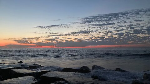 HaShem’s Canvas: Spiritual Reflections (Ocean City, New Jersey Sunrise)