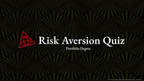 Risk Aversion Quiz - Site Overview