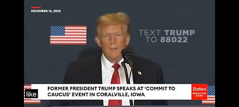 Trump Makes Crowd Laugh By Doing Mocking Impression Of Biden Trying To Get Off Stage