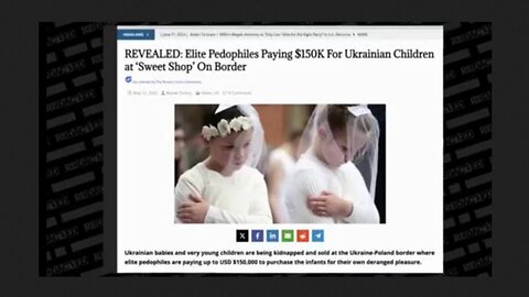 Ukraine: Organ Harvesting & Trafficking of Injured Soldiers & Children in the 100's Of 1,000'S OF THEM!! - [YOUR TAXPAYERS MONEY AT WORK! ]- REDACTED