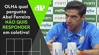 "NÃO SE OFENDA, mas eu NÃO VOU RESPONDER ESSA PERGUNTA!" Abel É SINCERO após Atlético-GO x Palmeiras