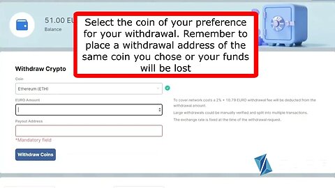 How to withdraw crypto from Safir Backoffice and what should I pay attention to