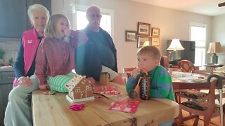 making a Gingerbread House in 2021! Such fun...