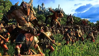 Beastmen Vs Brettonia | Battle of Men and Beasts | Total War Warhammer 3 Cinematic Battle