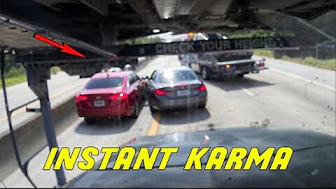 CARS COLLIDE WHILE TRYING TO CHEAT TRAFFIC