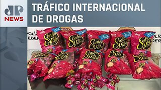 Francesa é presa em flagrante com cocaína em bombons