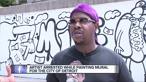 Detroit police arrest graffiti artist Sheefy McFly, who was hired by city