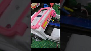 Barbie Jeep Drifting #barbie #barbiemovie #rccar