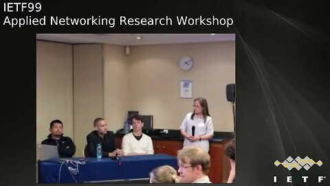 ACM, IRTF & ISOC Applied Networking Research Workshop 2017 Part 4