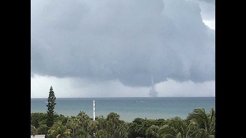 Water spout spotted off Jupiter