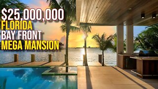 Touring $25,000,000 Florida Bay Mega Mansion