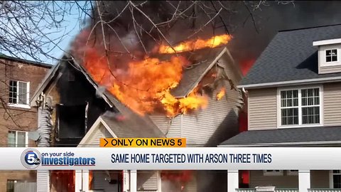 East Cleveland home hit by arson three times, fire department to bolster arson task force