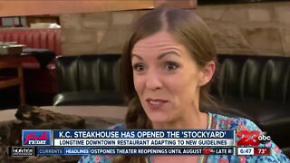 K.C. Steakhouse sizzling outside