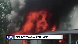 Akron fire under investigation