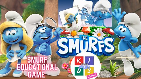 Smurfs educational game (test best funny games for children and teenagers)