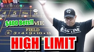 🔥HIGH LIMIT WINS🔥 30 Roll Craps Challenge - WIN BIG or BUST #302