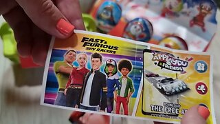 ASMR Kinder Joy Fast & Furious